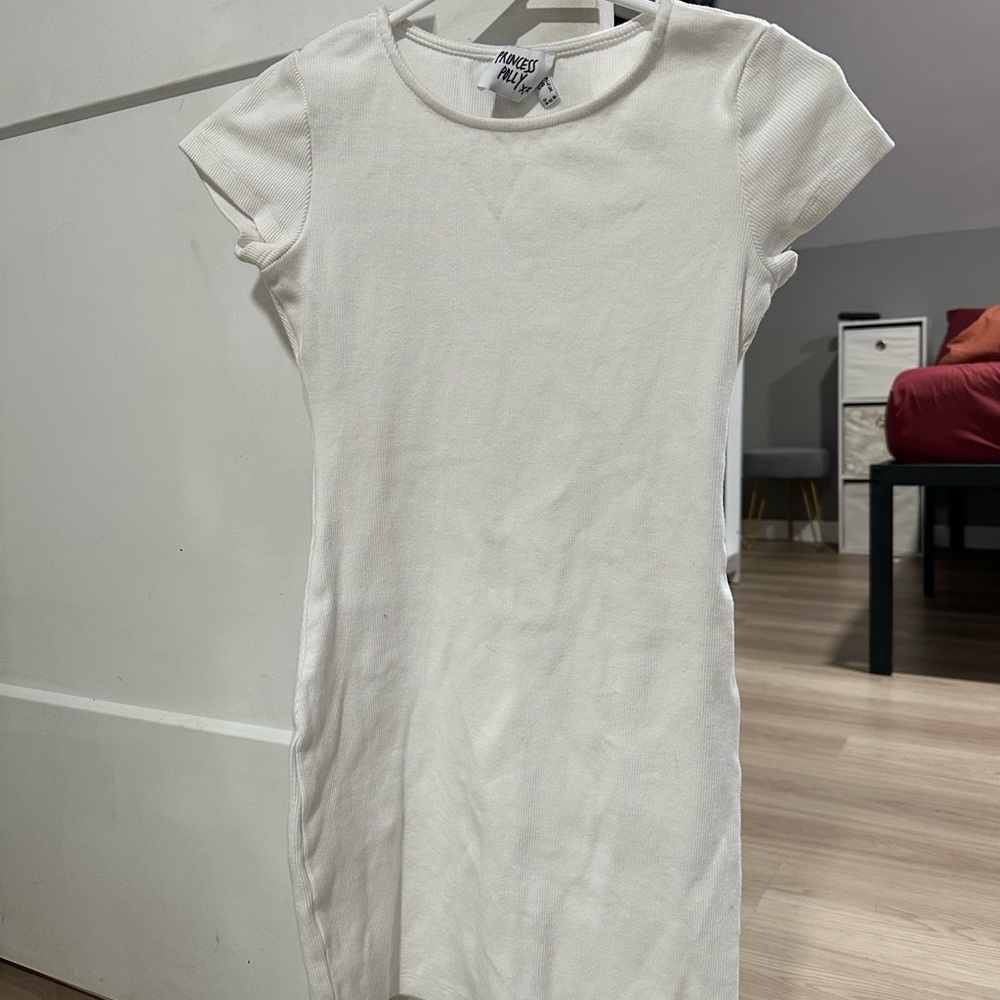 White Mini Dress by Princess Polly
